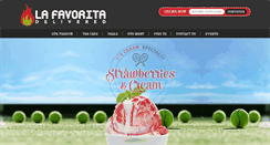 Desktop Screenshot of lafavoritadelivered.com